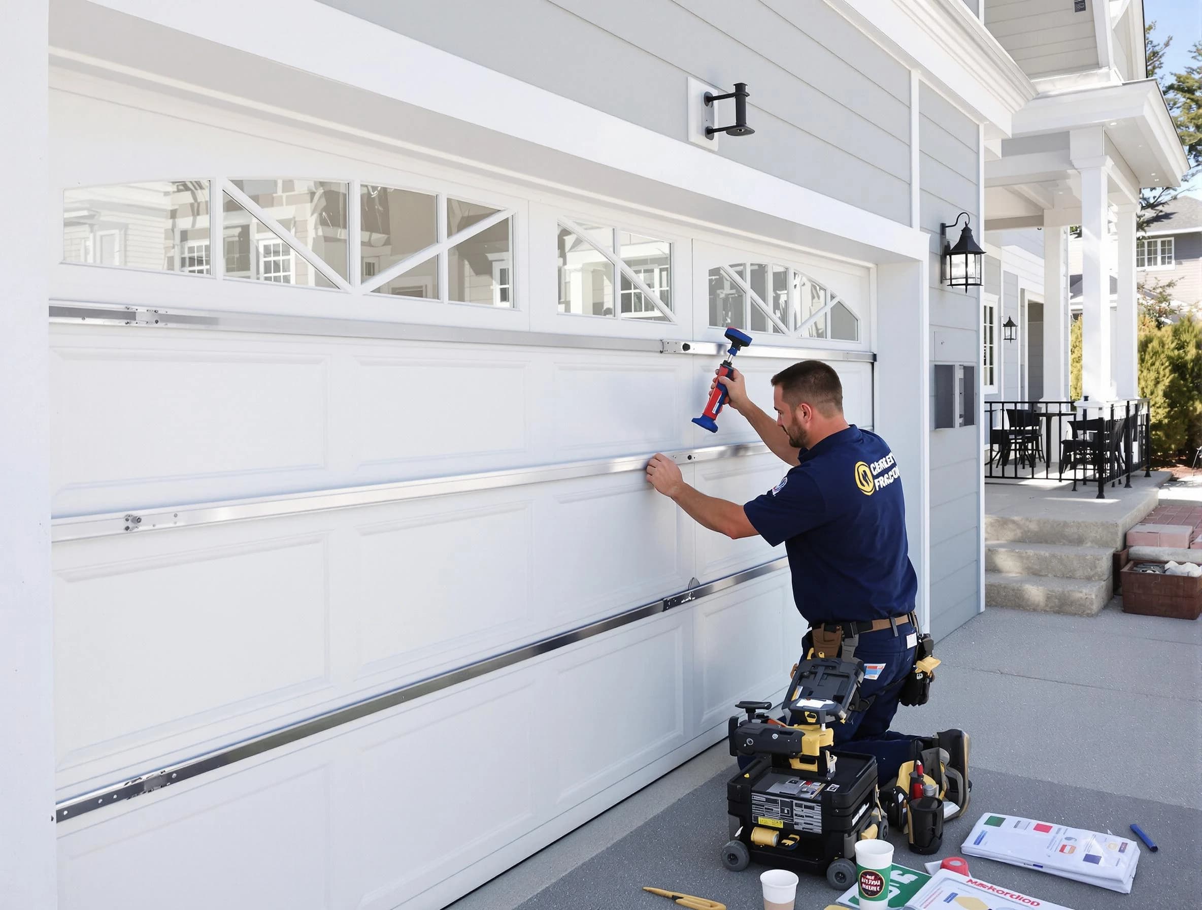 Professional garage door installation by Plainsboro Garage Door Repair in Plainsboro