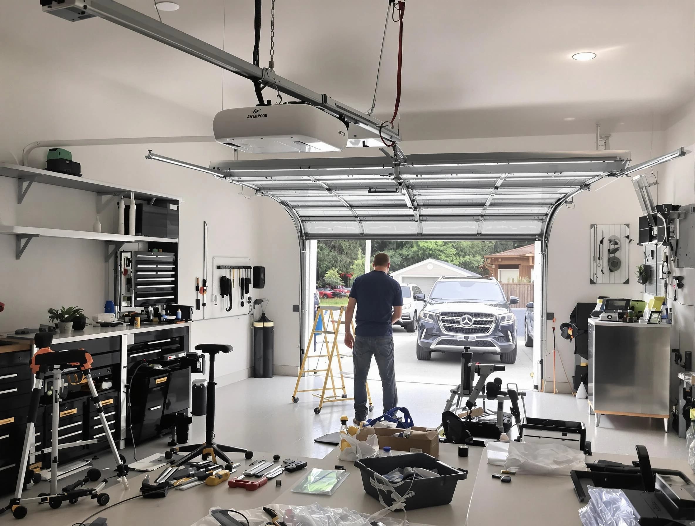 Garage door opener installation by Plainsboro Garage Door Repair in Plainsboro