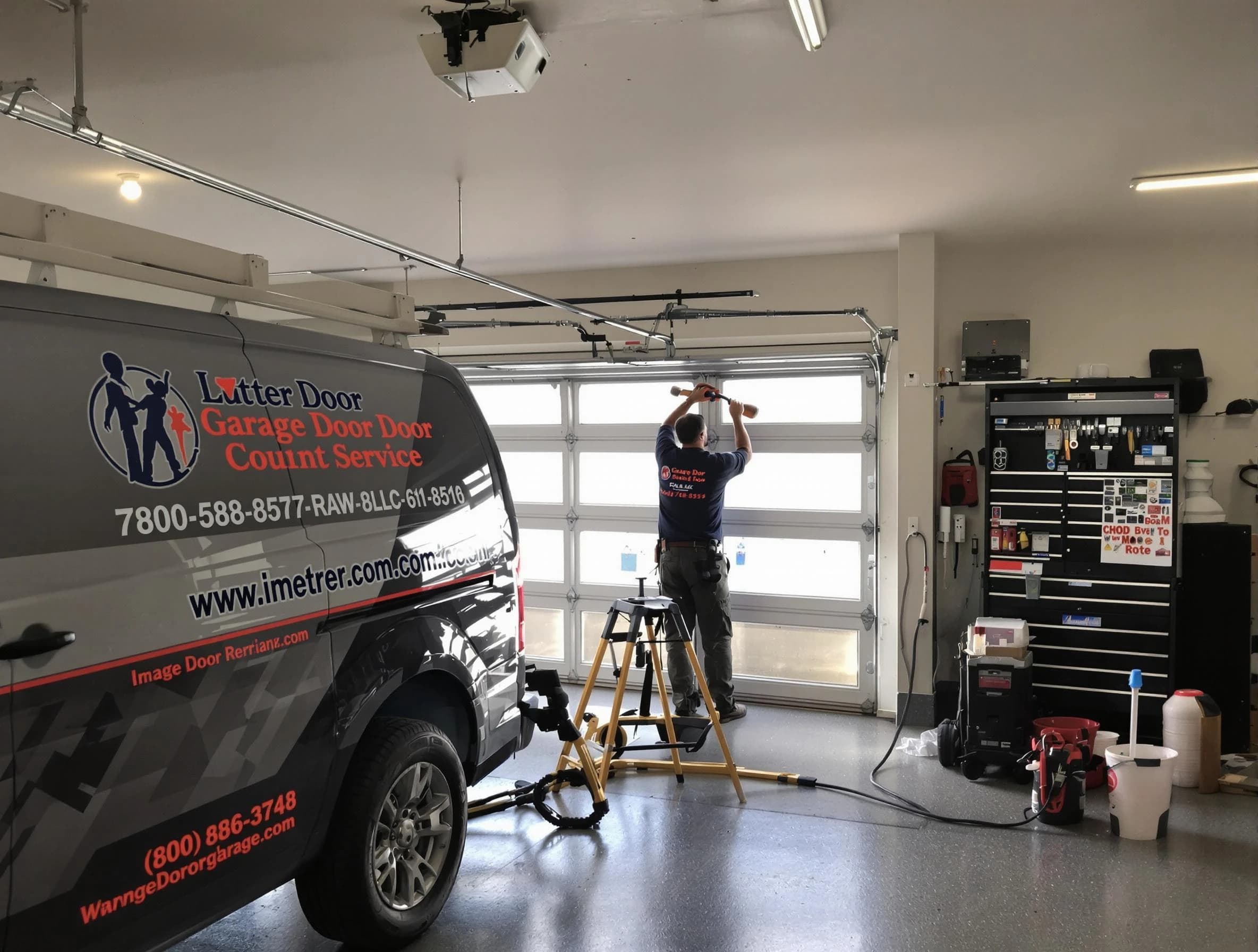 Plainsboro Garage Door Repair rapid response team performing same-day repair in Plainsboro