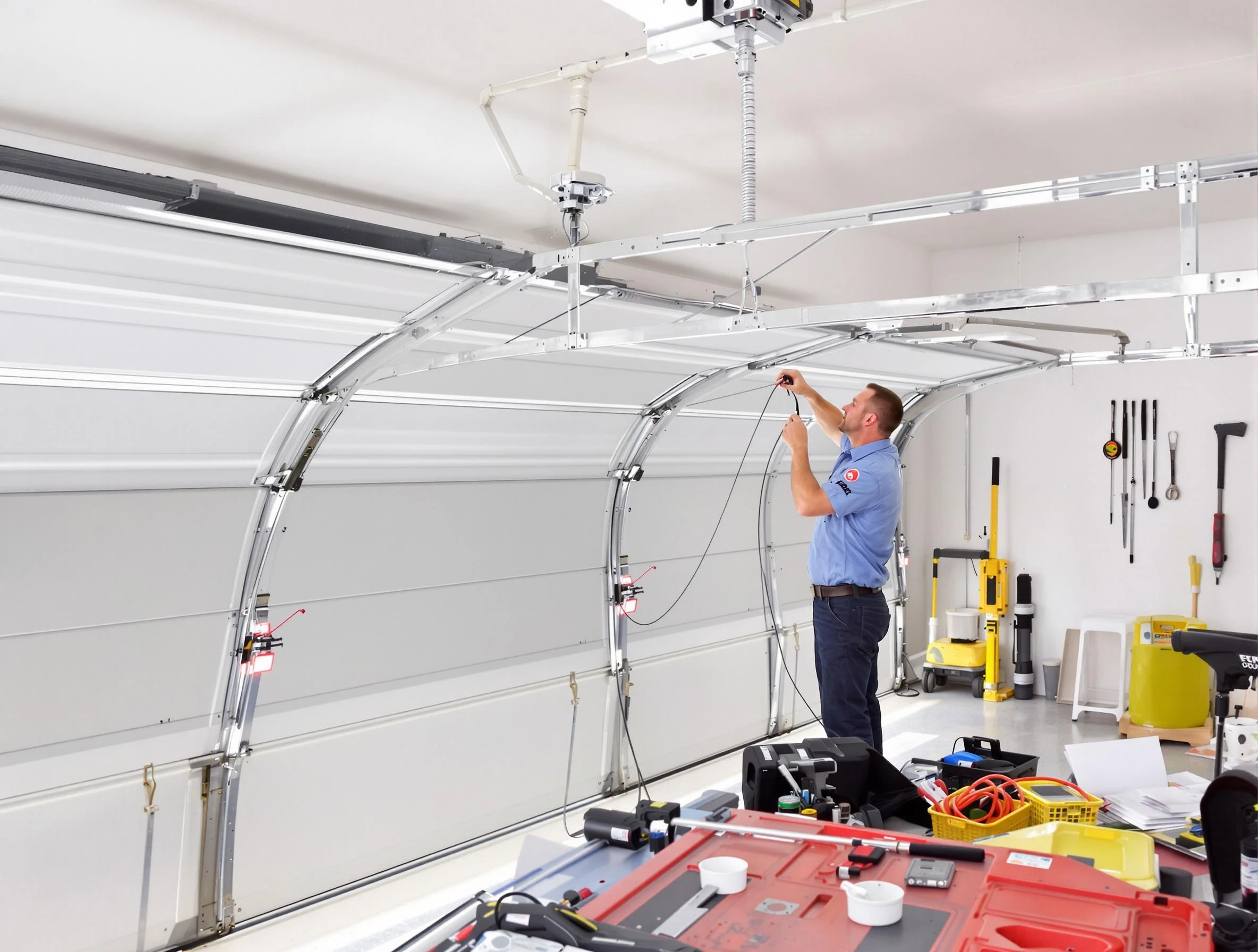 Garage door cable repair service by Plainsboro Garage Door Repair in Plainsboro