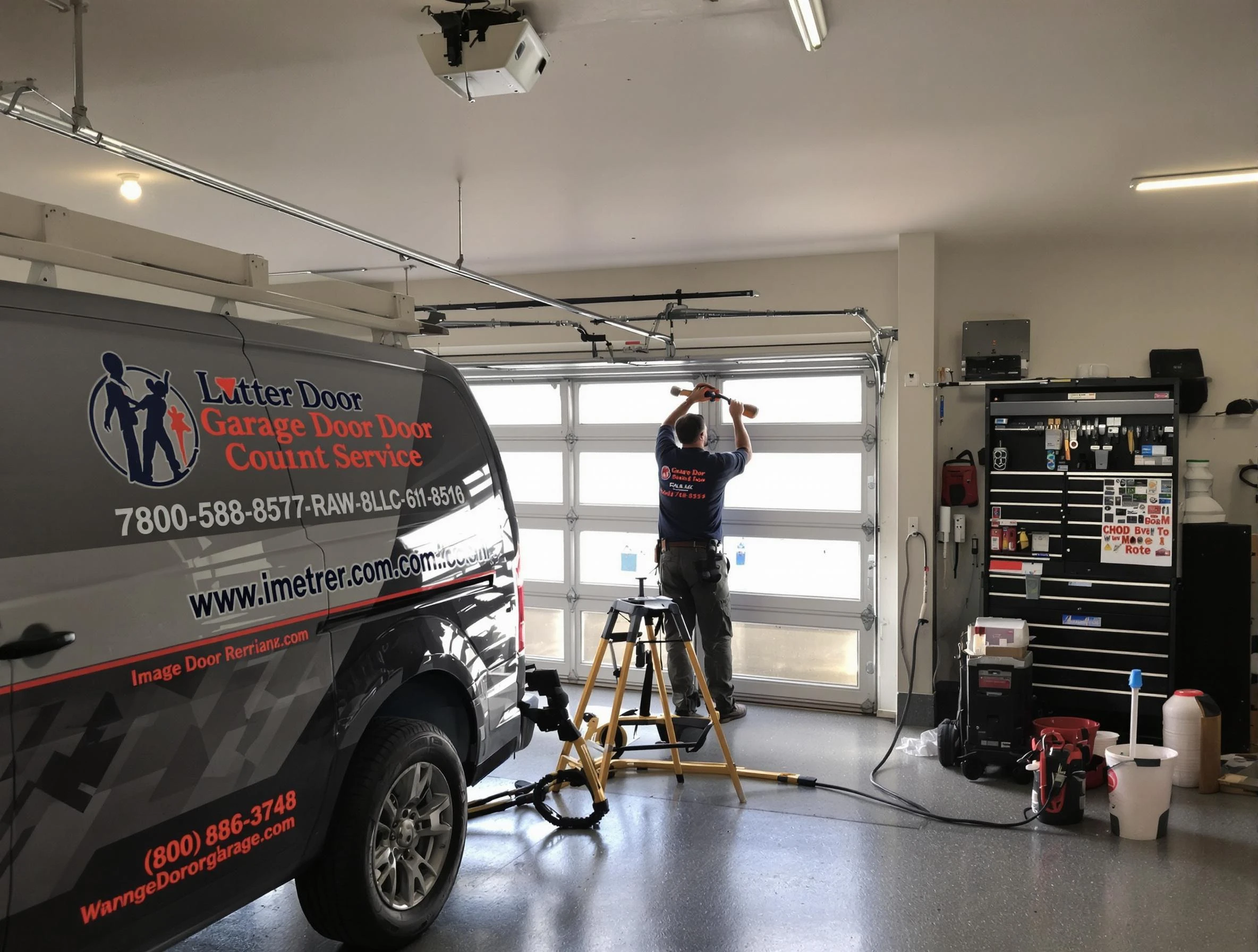 Plainsboro Garage Door Repair rapid response team performing same-day repair in Plainsboro